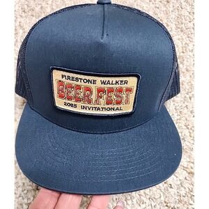 Firestone Walker 2025 Beer Fest SnapBack Cap New Navy Trucker